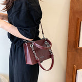 Weiyinxing Women Bag Vintage Handbags Retro Shoulder Bags for Woman High Quality PU Leather Crossbody Simple Brand Tote All Match Messenger