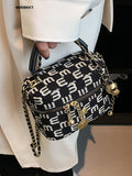 Weiyinxing luxury designer for women fashion crossbody bag summer casual canvas handbags 2023 new classic vintage shoulder shopping