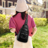 Weiyinxing Women Bags Crossbody Bags Designer Messenger Bags Ladies Chest Bag Small Bag for Girls 2023 New Fashion Shoulder Bags Pu Handbag