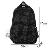 Weiyinxing Lady High Capacity Waterproof College Backpack Girl Printing Travel Book Cute Women School Bag Fashion Laptop Student Female