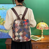 Weiyinxing Backpack Women Leather Rucksack Women's Knapsack Travel Backpacks Shoulder School Bags for Teenage Girls Mochila