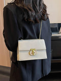 Weiyinxing New Luxury Designer Chain Shoulder Bags Summer Classic Fashion Crossbody Solid Color High Quality Leather Women Handbags