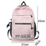 Weiyinxing Female Male Red Waterproof Student Book Bag Nylon Girl Boy Travel School Bag Men Lady Laptop College Women Backpack Fashion