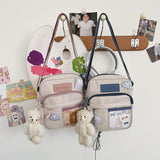 Weiyinxing 2023 New Small Bag Japanese S Cute Student Messenger Bag Shoulder Bag to Send Bear Pendant Pure Soft Girl