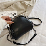 Weiyinxing Women Bag New Style Rivet Tassel Fashion Shell Bag Korea Style Shoulder Messenger Bag Chain Handbag High Quality Luxury Designer