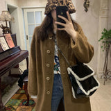 Weiyinxing Design Women Plush Purse Handbags Winter Lamb Wool Female Furry Chain Shoulder Messenger Bags Luxury Ladies Casual Tote