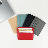 Weiyinxing Pu Leather ID Card Holder Candy Color Bank Credit Card Box Multi Slot Slim Card Case Wallet Women Men Business Card Cover
