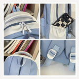 Weiyinxing Female Male Big BookBag Girl Boy Laptop College Backpack Lady Men Travel Leisure Student Packet Women Nylon School Bags