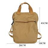 weiyinxing Fashion Women Canvas Knapsack Lovers Shoulder Bag Backpack Simple Schoolbag Men Black Rucksack College School Mochila