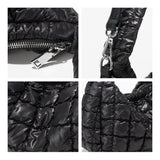 weiyinxing Quilted Padded Women Shoulder Bags Designer Lady Handbags Waterproof Nylon Large Capacity Tote Hobos Shopper Purses 2023
