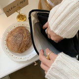 Weiyinxing Canvas Cotton Women Makeup Bag New Organize Zipper Pen Bags Cute Cat Embroidery Travel Wash Pouch Female Cosmetic Clutch