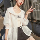 Weiyinxing Sunscreen Clothes Ice Silk Thin Women's Summer Jacket 2023 New Loose Breathable Light Sun-Protective Clothing Outside