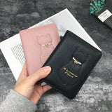 Weiyinxing Women Tassel Wallet Printing Cartoon Cat PU Leather Women Wallet Brand Designed Coin Purse Female Card Holder Cute Girl Wallet