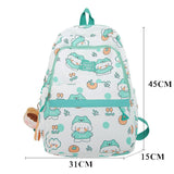 weiyinxing Kawaii Girls Backpack Schoolbag Fashion Cartoon Bookbag Waterproof for Teen Nylon Cute Women Mochila Shoulder Rucksack