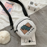 Weiyinxing Casual Small Bags Womens Cartoon Crossbody Bags for Women Girls Small Shoulder Bag Bolso Mujer Ladies Purses Bags Handbags