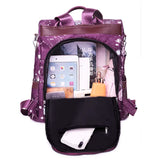 Weiyinxing Oxford Women Backpack Fashion Anti-theft Women Backpacks Print Girls School Bag High Quality Large Capacity Backpack