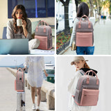 Weiyinxing Women's Travel Backpack Fashion USB Charging Laptop Lightweight Handbag School Bags For Girls Multifunctional Suitcase Backpacks