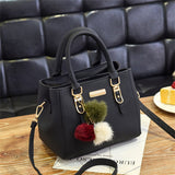 Weiyinxing Designer Brand Bags Women Leather Handbags 2023 Luxury Ladies Hand Bags Purse Fashion Hairball Shoulder Crossbody Bags