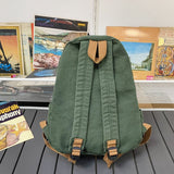 Weiyinxing Male Canvas Vintage College Backpack Cool Girl Boy Travel Leisure Retro Book Bag Fashion Female Laptop Men Women School Bag