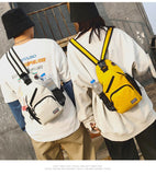 weiyinxing Men's Chest Bag Mochila Fashion Korean-Style Casual Sports Water-Proof Shoulder Crossbody Bag Cross Body Chest Bag for Men Women