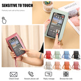 Weiyinxing Leather Female Shoulder Bag Double Zipper Women Messenger Bag Portable with Card Slot Smooth Phone Case for Shopping Trip