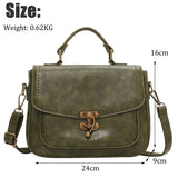 weiyinxing Luxury Women Vintage PU Leather Top-handle Shoulder Bags Ladies Casual Flap Crossbody Bags Female Luxury Messenger Handbags