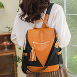 weiyinxing Bagpack Women High Quality Nylon Backpacks Female Big Travel BackBag Large School Bags for Teenage Girls Patchwork Bag