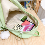 Weiyinxing School Bag Lady Student Kawaii Waterproof Laptop Cool Fashion Female Travel Book Bag Women College Backpack Girl Cool Teen