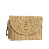 weiyinxing Tassel Straw Clucth Bag for Women Panelled Shoulder Crossbody Bags Rope Woven Summer Beach Bag Big Envelope Purse 2023