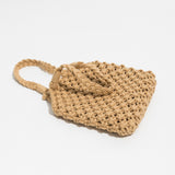 weiyinxing Hollow Rope Woven Women Handbag Casual Finshnet Shoulder Bags Handmade Summer Beach Small Tote Female Bali Shopper Purse