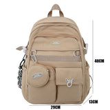 Weiyinxing New Multi-pocket Women Backpack High Quality Youth Waterproof Backpacks for Teenage Girls Boys Female School Bag Bagpack