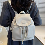 Weiyinxing Luxury Branded Small Women's Backpack High-quality Fashion Leather Backpack Fashion Drawstring Casual Travel Female Bag