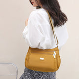 Weiyinxing Women's Fashion Shoulder Bag Light And Soft Oxford Simplicity Crossbody Bag Multi Pocket And Large Capacity Female Messenger Bag
