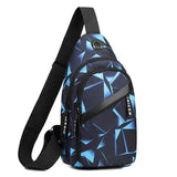 Weiyinxing Men Casual Multifunction Shoulder Bag Travel Crossbody Bag on Shoulder Sling Bag Pack Messenger Pack Chest Bag for Male