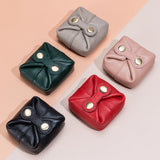 Weiyinxing Leather Women Cosmetic Bag Cute Makeup Pouch Travel Small Earphone Keys Box Lipstick Organizer Case Fashion Mini Coin Purse