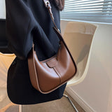 Weiyinxing Mantang Vintage Shoulder Crossbody Bags for Women PU Leather Women's New 2023 Trend Fashion Handbag Clutch Small Black Brown