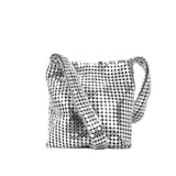 weiyinxing Metal Mesh Crossbody Bags Designer Shinny Women Shoulder Bag Metallic Messenger Bag Small Tote Party Purse for Girl 2023