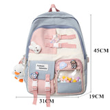 weiyinxing Kawaii Teens Girls Bookbag Leisure Lovely Female Shoulder Travel Bag College Schoolbag Fashion Cute Laptop Backpack