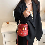 Weiyinxing Small Bag Girls In Summer 2023 New Tide Joker Messenger Bag Fashion Portable Cylinder Bag Bucket Bags for Women