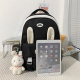 Weiyinxing Travel Pink Girl School Bag Female Cartoon Laptop College Backpack Cute Ladies Book Bag Fashion Women New Backpack Trendy