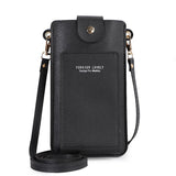 Weiyinxing Women Wallet Touch Screen Shoulder Bag Large Capacity Mobile Phone Clutch Bag Ladies Purse Travel Card Holder Crossbody Bags