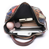 Weiyinxing Backpack Women Leather Rucksack Women's Knapsack Travel Backpacks Shoulder School Bags for Teenage Girls Mochila
