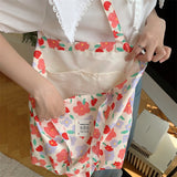 Weiyinxing New Style Fashion Vintage Floral Canvas Shoulder Bag for Women Simple Hanbag Large Casual Capacity Shopper Tote Bags