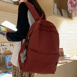 Weiyinxing Female Waterproof Fashion Girl Travel Nylon Book Bags Women Student Laptop Cute School Bag Cool Lady College Backpack New