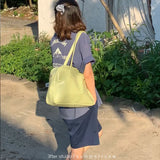 Weiyinxing Trend Crossbody Bags for Women 2023 Green Solid Shoulder Bag Designer Handbags and Purses big Women Messenger Bag