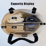 Weiyinxing Canvas Shopping Bags Eco Reusable Foldable Shoulder Bag 2023 New Zipper Large Handbag Tote for Women Shopper Pocket