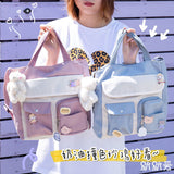 Weiyinxing Japanese canvas bag female 2023 new student versatile large capacity Harajuku Ulzzang Single Shoulder Messenger Bag