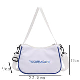 Weiyinxing New Spring Small Bag Female Japanese Simple Sports and Leisure Letter Printing Student One Shoulder Messenger Bag
