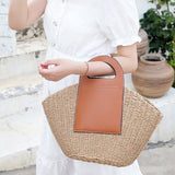 Weiyinxing Style Hand-held Straw Woven Bag Fashion Woven Women's Bag Hand Bags For Women Designer Bags Bolsos Mujer 2023 Tendecia