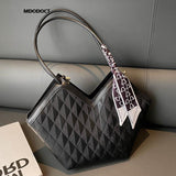 Weiyinxing Trendy Casual Luxury Design For Women Shoulder Bags 2023 New Large Capacity Handbags Multicolour Fashion Ladies Work Tote